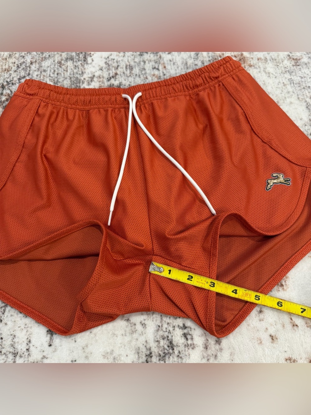 Tracksmith, Running Tank Top and Shorts Set, Orange | Women’s Small - Picture 13 of 13